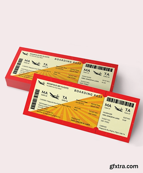 Sample-Retro-Boarding-Pass-Airline-Ticket