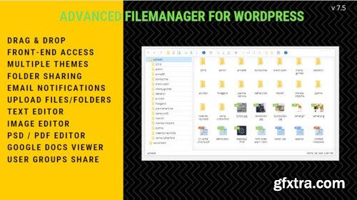 CodeCanyon - File Manager Plugin For Wordpress v7.5.1 - 2640424