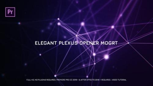 Videohive - Elegant Plexus Opener Mogrt