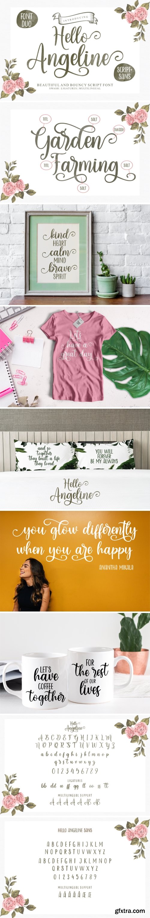 Hello Angeline Font