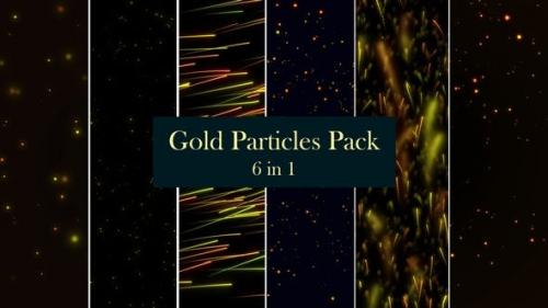 Videohive - Gold Particles Pack - 6 in 1