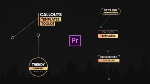 Videohive - Trendy Callout Titles-Premiere Pro