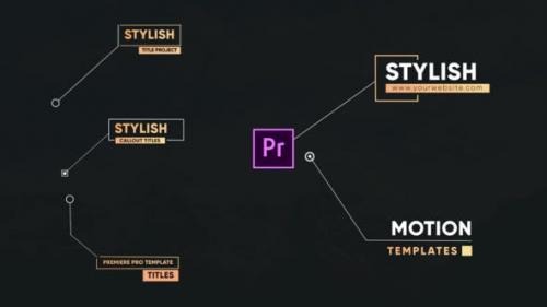 Videohive - Stylish Callout Titles-Premiere Pro