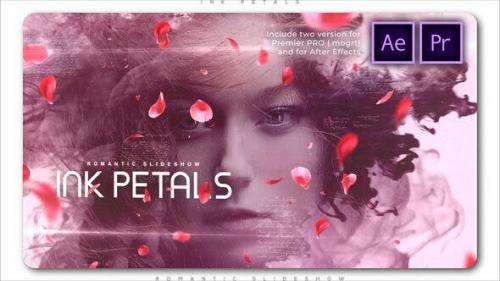 Videohive - Ink Petals Romantic Slideshow