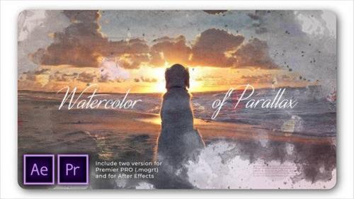 Videohive - Watercolor Parallax Slideshow