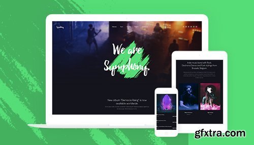 JoomlArt - JA Symphony v1.0.3 - Music & Band, Music Events Joomla Template