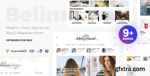 ThemeForest - Belinni v1.4.0 - Multi-Concept Blog / Magazine WordPress Theme - 20107600