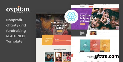 ThemeForest - Oxpitan v1.0 - React Next Nonprofit Charity and Fundraising Template - 26397841