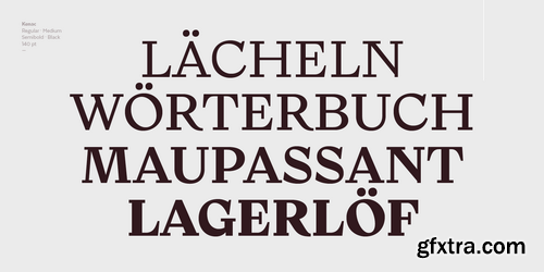 Kenac Font Family