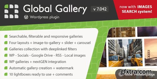 CodeCanyon - Global Gallery v7.042 - Wordpress Responsive Gallery - 3310108