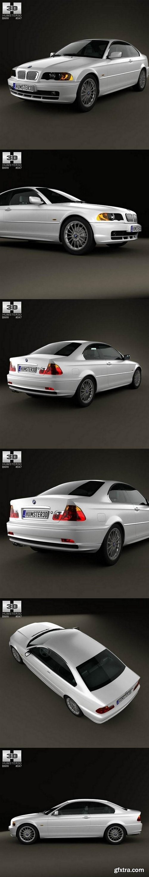 BMW 3 Series compact 2004 3D Model