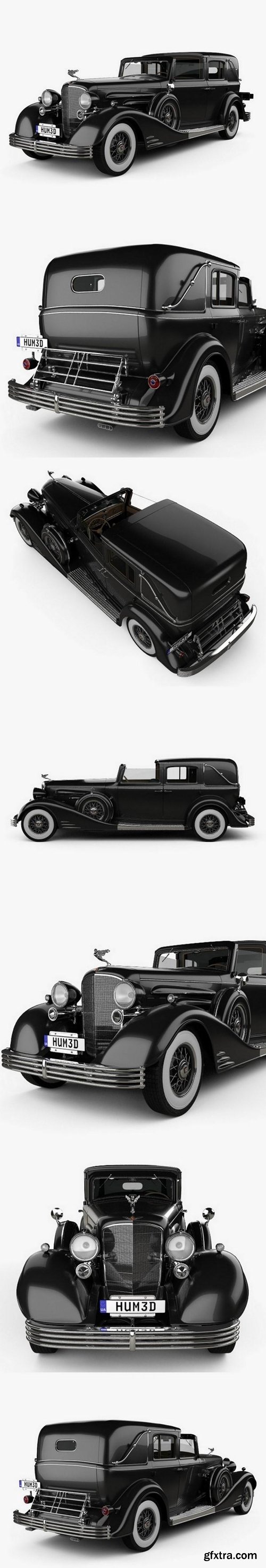 Cadillac V-16 town car 1933 3D model