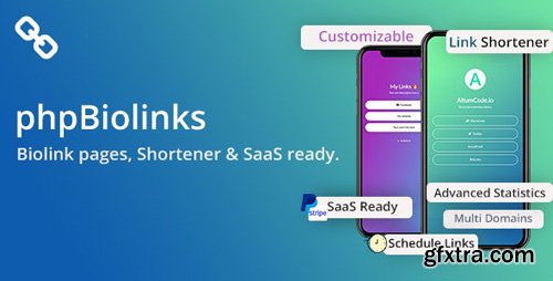 CodeCanyon - BioLinks v4.6.1 - Instagram & TikTok Bio Links & URL Shortener (SAAS Ready) - 20740546 - NULLED