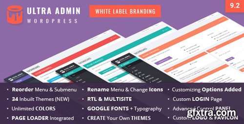 CodeCanyon - Ultra WordPress Admin Theme v9.2 - 9220673