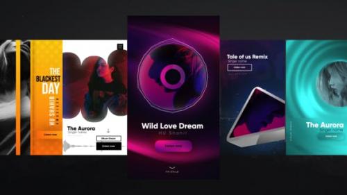 Videohive - Instagram Modern Music Stories