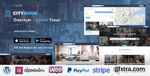 ThemeForest - CityBook v2.4.2 - Directory & Listing WordPress Theme - 21694727