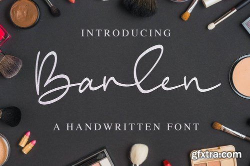 Barlen - a Handwritten Font