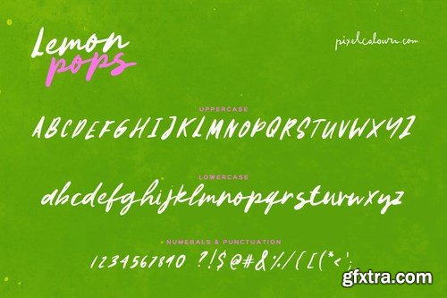 Lemon Pops Font