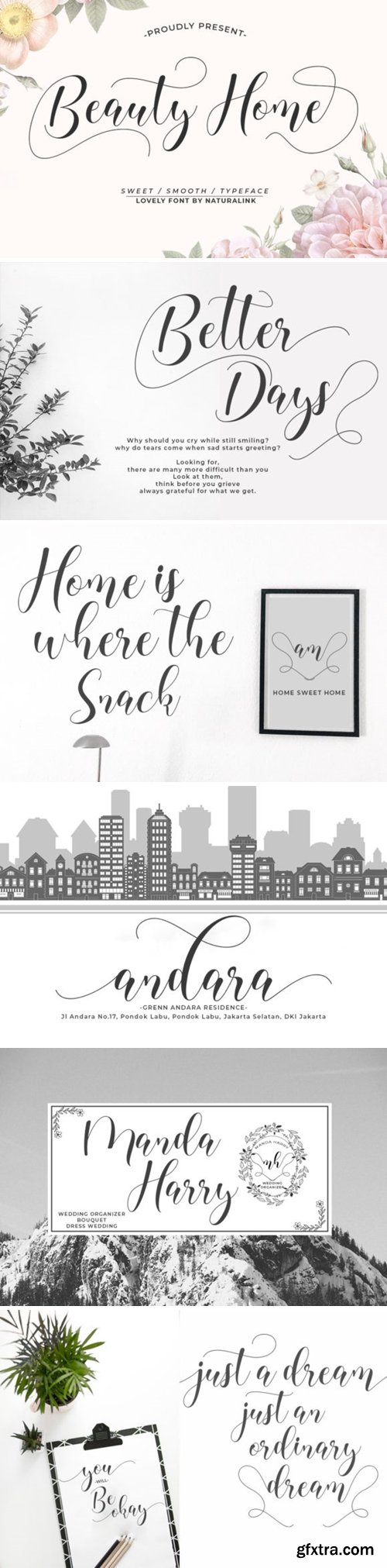 Beauty Home Font