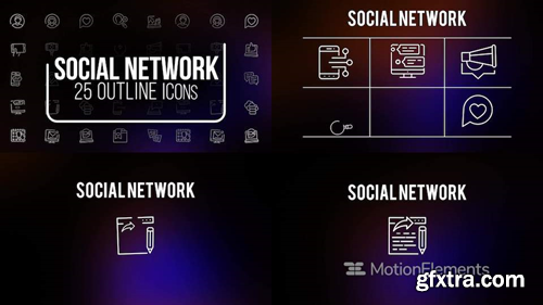 me14681151-social-network-outline-animated-icons-montage-poster