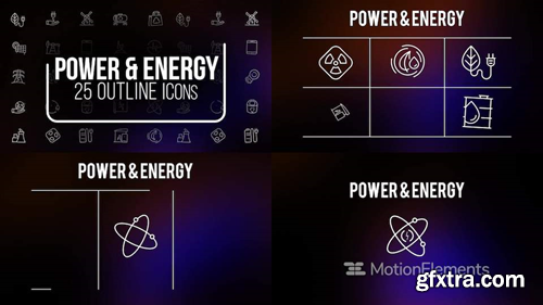 me14681197-power-energy-outline-icons-montage-poster