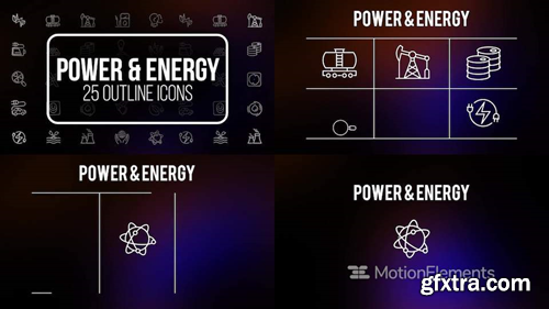 me14681205-power-energy-outline-icons-montage-poster