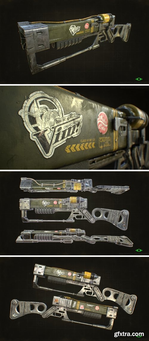 Fallout AER9 Laser Rifle