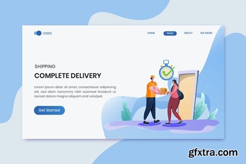 Delivery Services - Header Landing Page