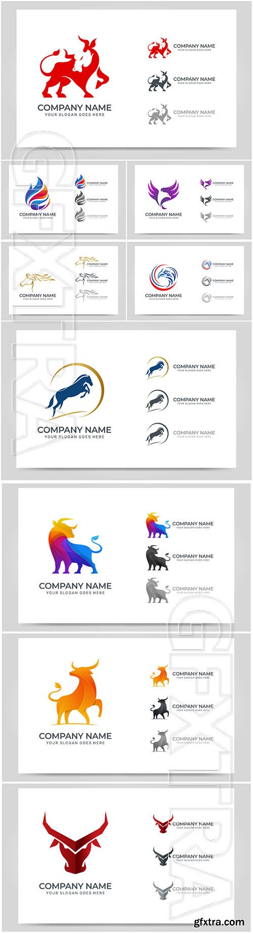 Modern abstract logo design