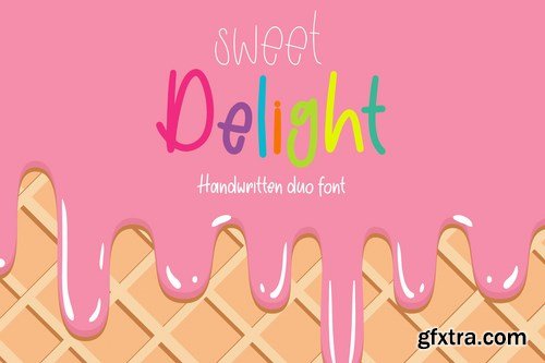 Sweet Delight - Handwritten Duo Font