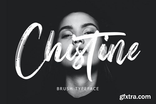 Christine Brush Typeface
