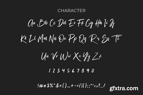 Christine Brush Typeface