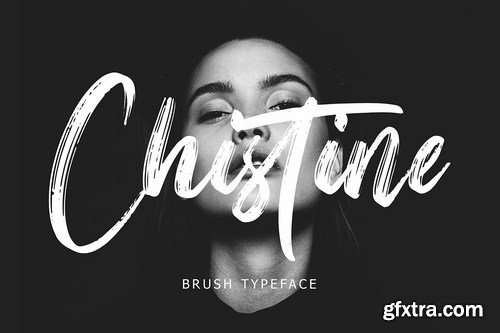 Christine Brush Typeface