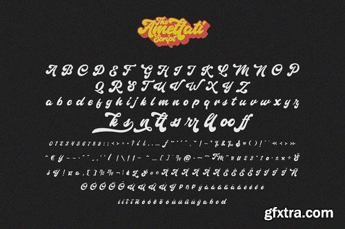 CM - Amettati - Script Retro Font 4899313