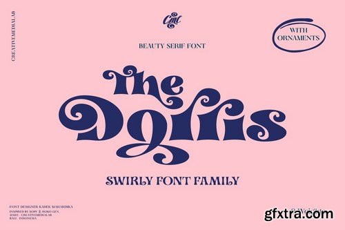 CM - Dorris - Swirly font family 4818798