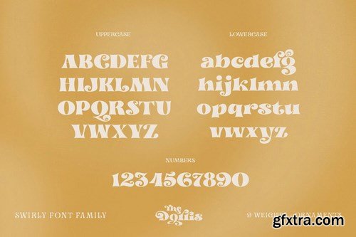 CM - Dorris - Swirly font family 4818798