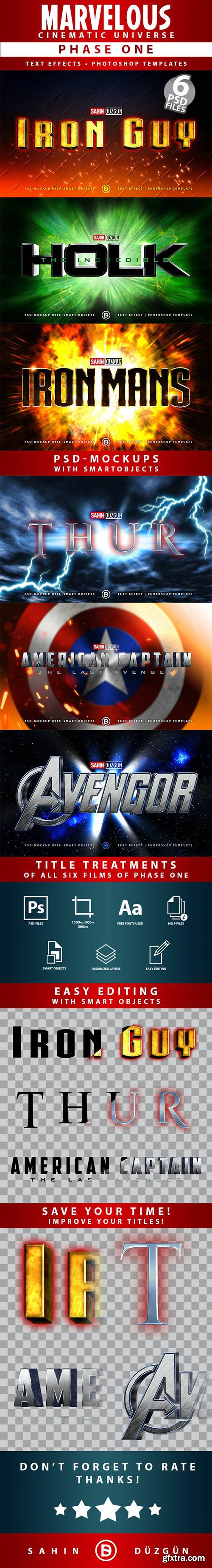 GraphicRiver - Marvelous Cinematic Universe - Phase One 26501528