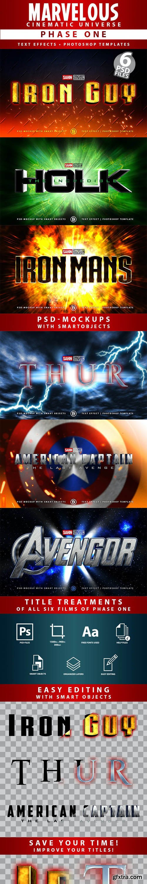 GraphicRiver - Marvelous Cinematic Universe - Phase One 26501528