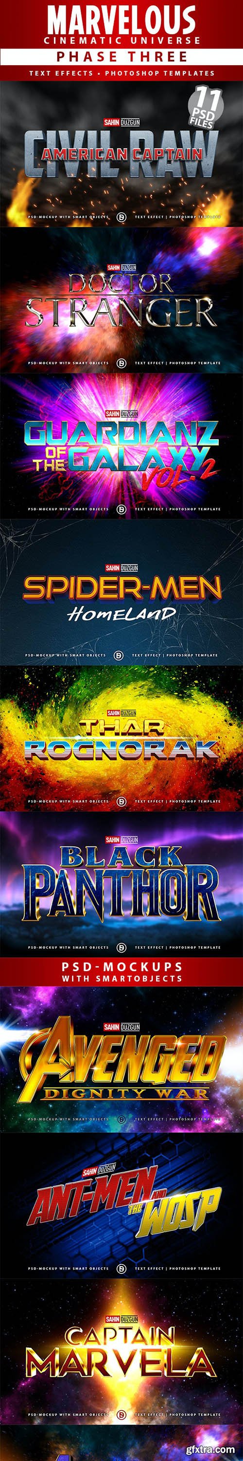 GraphicRiver - Marvelous Cinematic Universe - Phase Three 26501541