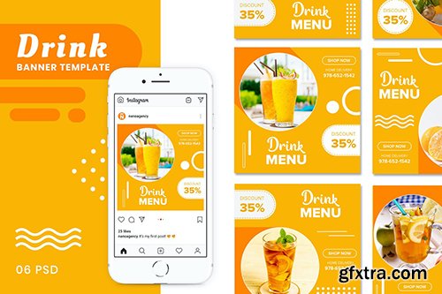 Drink Banners Templates