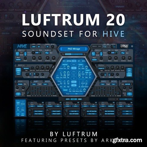 Luftrum 20 Soundset for u-he Hive 2