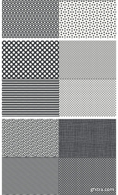 Sweetie Black and White Digital Paper 4058588