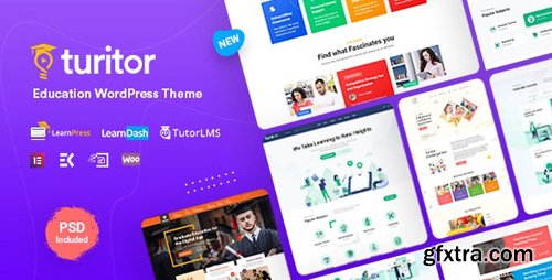 ThemeForest - Turitor v1.1 - LMS & Education WordPress Theme - 25282972