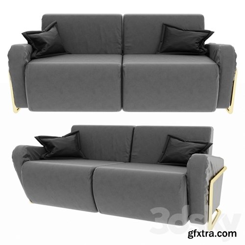 Sofa In The Style Of Minimalism