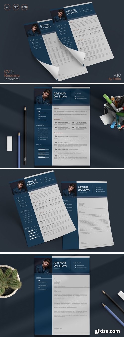 Resume CV Template v.10