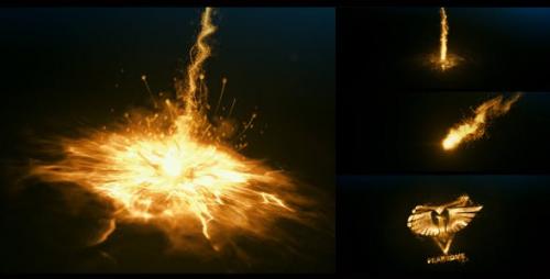 Videohive - Particle Hit Logo