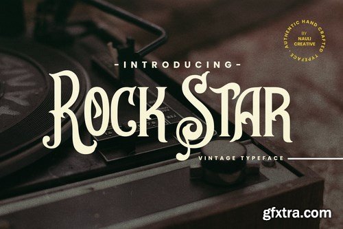 Rockstar- Vintage Decorative Typeface