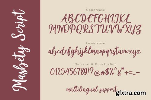 Masbety - Handwritten Font