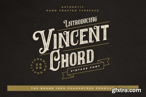 Vincent Chord - Vintage Decorative Typeface