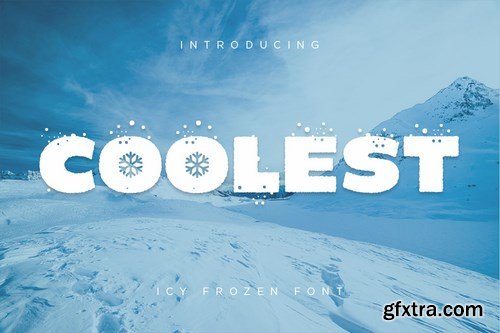 Coolest - Icy Frozen Font